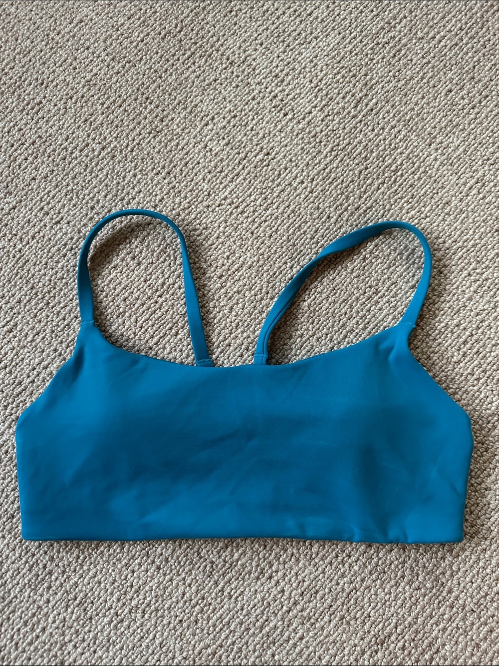 lululemon athletica Teal Blue bra Top
